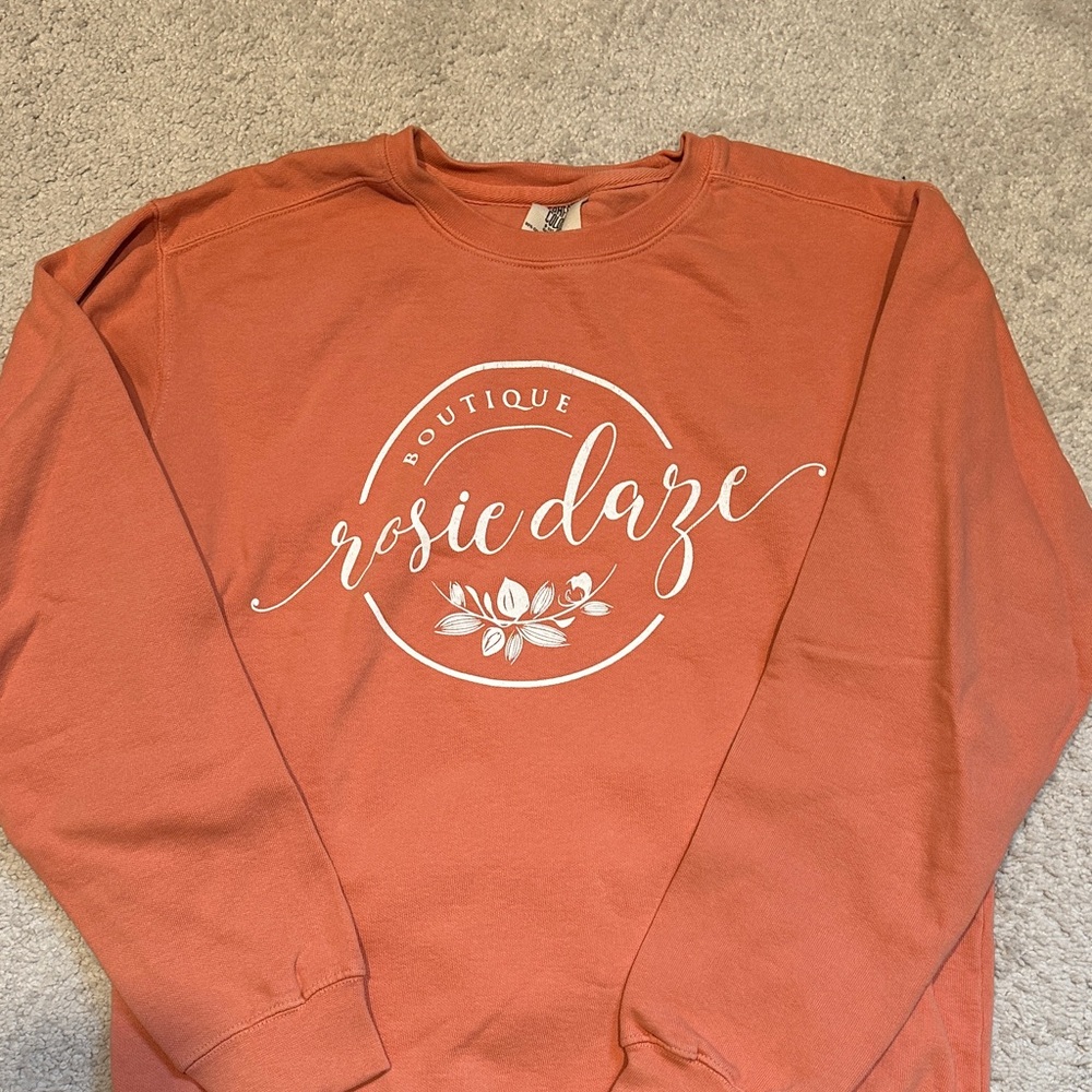 Comfort Colors Coral Sweatshirt